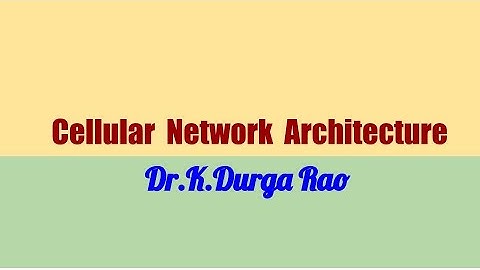 Cellular Network Architecture | #MobileComputing #CMC  @ECE Academy Benefactor