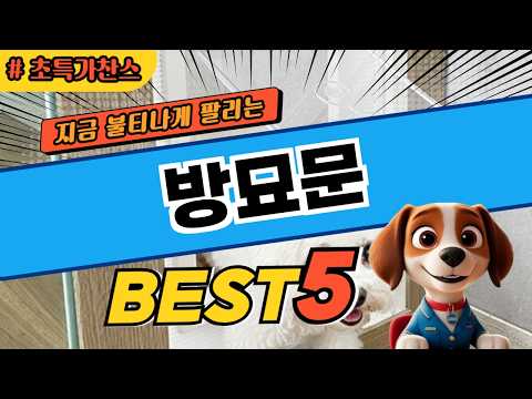 사자마자 만족 방묘문 순위 비교 및 제품 추천