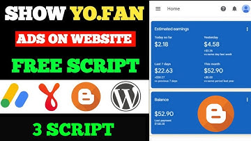Yofan Blogger New script 2024 | How To Earn Money With Yofan Script | Ads Showing Issue Solved