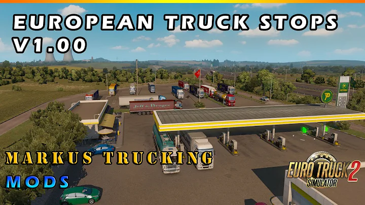 ETS2 MODS - European Truck Stops V1.00 by Ernst Veliz [1.36]