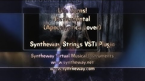 Life Burns! Apocalyptica: Virtual Cellos. Synthphonica Strings VST Audio Unit EXS24 KONTAKT