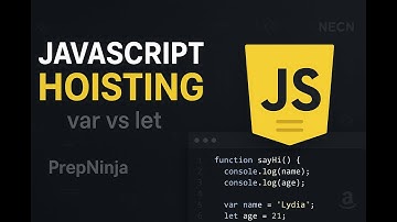 🔑 JavaScript Hoisting Explained | var vs let (Interview Question) 📚