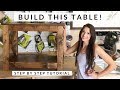 DIY How To Build A Console Table
