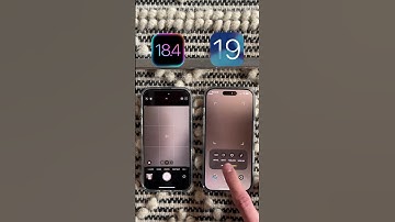 iOS 18 vs iOS 19 - Camera App Comparison 👀