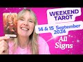Weekend Tarot September 14 &amp; 15, 2024 "Permission to slob out and enjoy it!!"