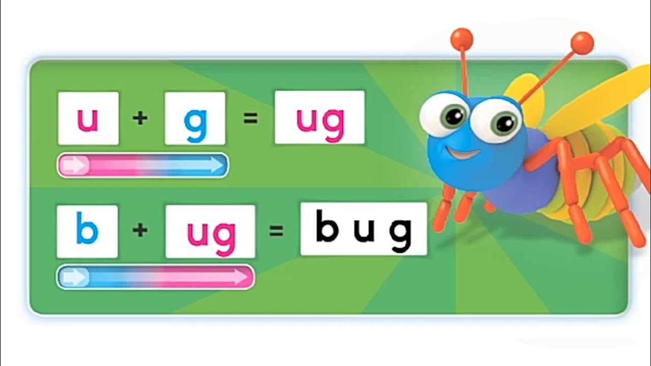 Oxford Phonics World student book level 2 - short vowels - disc 2 - unit 7 - short u - ug - rug mug