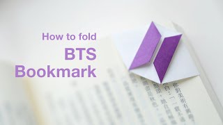 How to fold BTS logo Bookmark (Li Kim Goh)