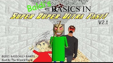 THIS IS TOO FAST FOR MY BRAIN!! | Baldi