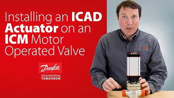 Installing an ICAD actuator on an ICM motor operated valve