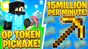 *OP* PICKAXE MAKES 15 MILLION TOKENS PER MINUTE! | Minecraft OP Prison