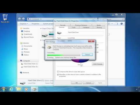 How to free up disk space on Windows 7 and Vista