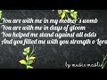 English prayer song with lyrics 2023  you are with me wherever by school children  26 january 2023