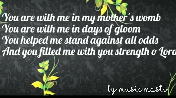 English Prayer Song with Lyrics 2023 | You are with me Wherever by School Children | 26 January 2023