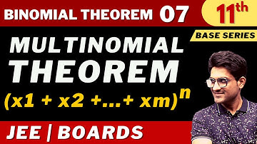 Binomial Theorem 07 | Multinomial Theorem | Class 11th | Aman Sir Maths | Bhannat Maths