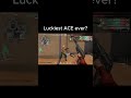 Luckiest Chamber ACE ! #valorant #valorantclutchmoments #valorantclips #1v5ace #valorantgaming