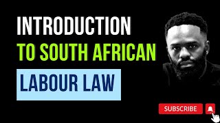 The Basic Introduction to South African Labour Law