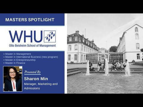 WHU Otto Beisheim Masters | Masters Spotlight Fair 2021 | Q&A with WHU Otto Masters Admissions