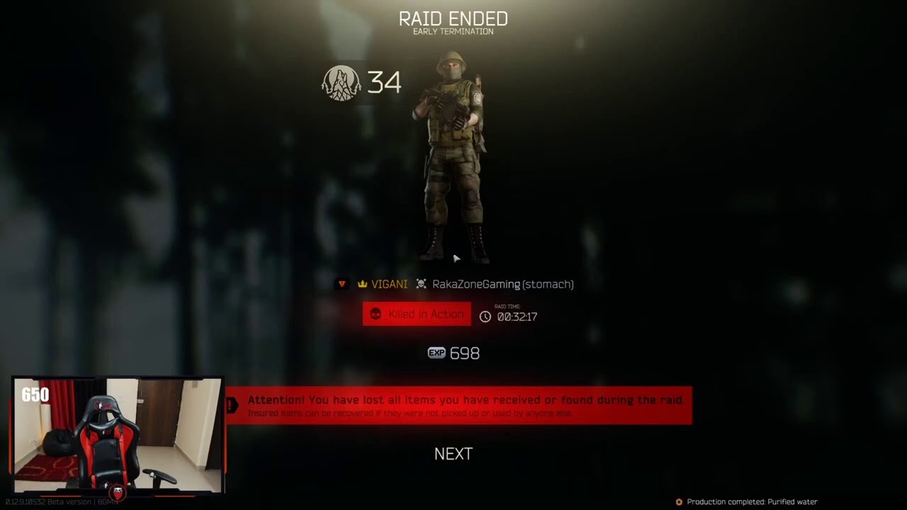 Worst Death Ever In EFT Ft. RakaZone Gaming