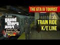 The GTA IV Tourist: Night Train Ride and Stations Tour K/E (yellow) line - Part 3 of 4 - 60fps