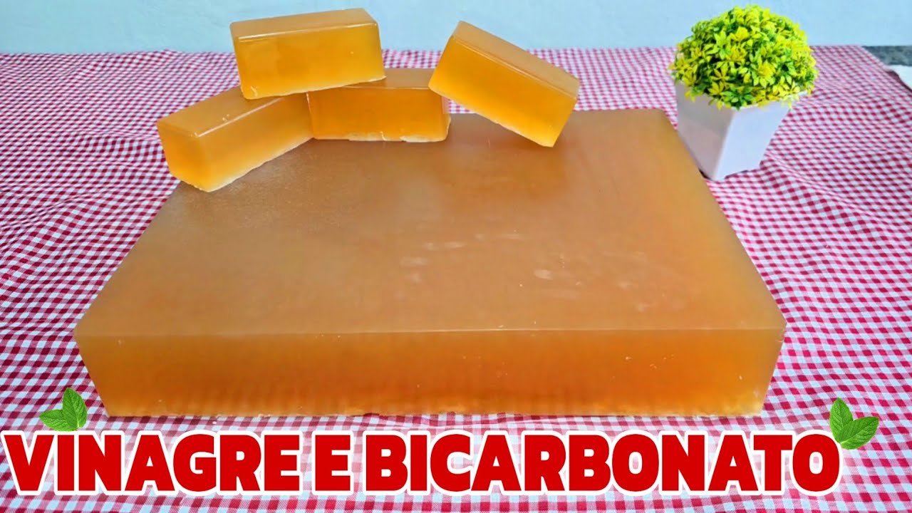 SABÃO GLICERINADO DE VINAGRE E BICARBONATO - NÃO FICO MAIS SEM - LIMPA ATÉ PENSAMENTO
