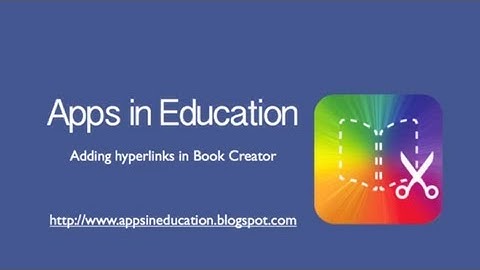 Book Creator - Hyperlinks