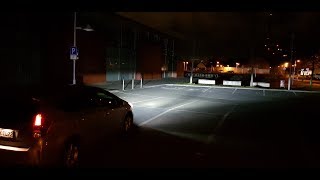 картинка: ЛЕД Лампы в  Тоёта Приус + ALPHA в линзованные фары