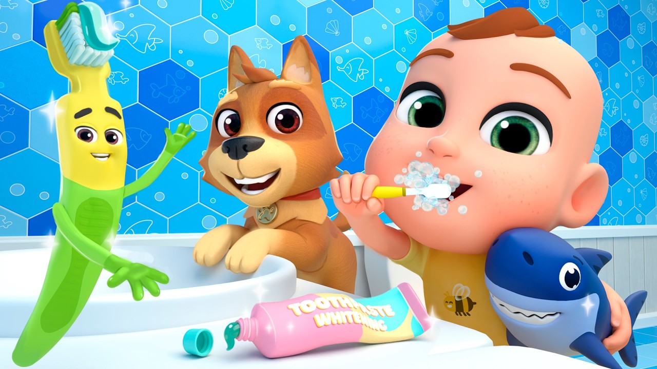 Happy Teeth Brushing Song | Baby Nursery Rhymes & Kids Songs - YouTube