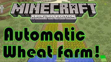 How to build an automatic wheat farm! Minecraft xbox 360 edition tutorial | HD