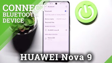 How to Connect HUAWEI Nova 9 via Bluetooth - Connect Smartphones Wireless
