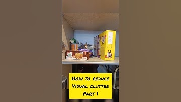 2 ways to reduce visual clutter | Part 1 #HomeOrganization #Declutter #Shorts