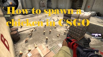★ CSGO - How to spawn a chicken in CSGO ★