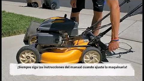 ¿Cuál es la altura adecuada para cortar el césped?