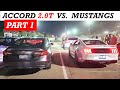 2020 Honda Accord Sport 2.0T (10-Speed) vs. Mustangs at the Track: Part 1