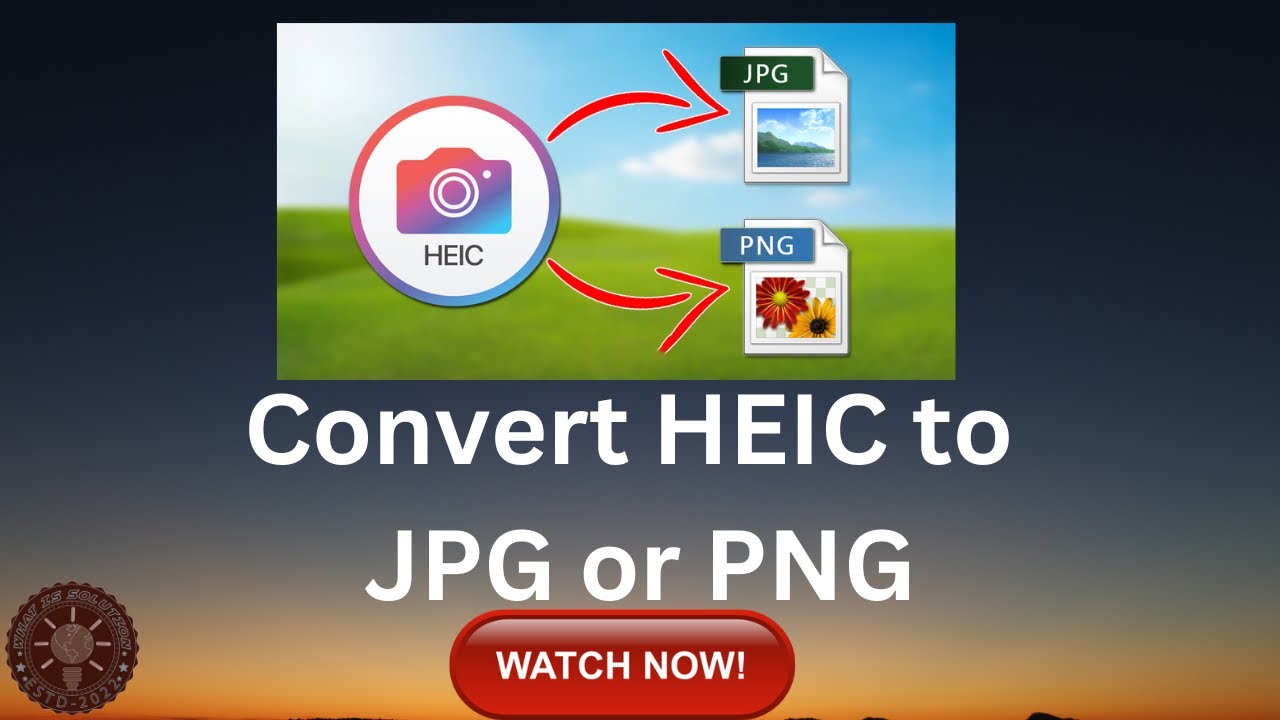 How to Open HEIC File | How to Convert HEFI to PNG or JPG | 100%