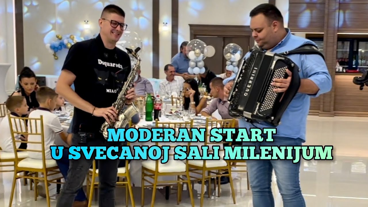 MODERAN START U SVECANOJ SALI MILENIJUM / ORK. VLADE VRCINCA I MILAN STRASNI