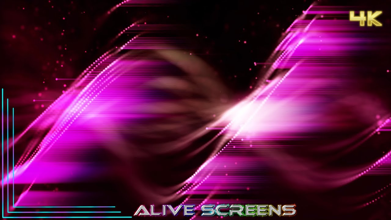 4K Pink Lightspeed Helix Background 1 Hour Ambient Visual