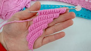 Tunus İşi Çoook Güzel Örgü Modeli &amp; Super Easy Tunisian Knitting