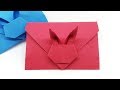 Envelope from square sheet - Origami Envelope making with Paper at Home