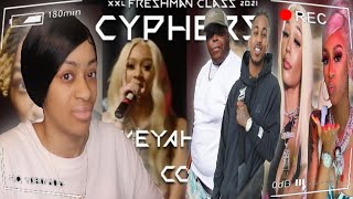 DDG, Lakeyah, Morray and Coi Leray's 2021 XXL Freshman Cypher (REACTION)