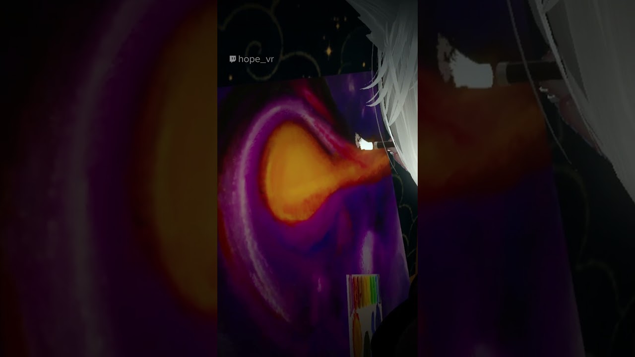 Burning within 🎨 #vtuber #vrchat #oilpaint