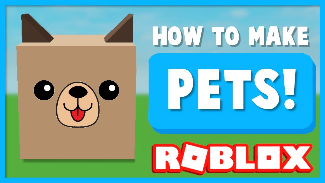 Roblox Pet Tutorial How To Make A Pet In Roblox Studio Youtube - how do you add pets to your game in roblox