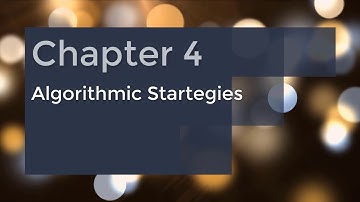 Algorithm Strategies|XII CS|Samacheer|#TNSCERT|Chapter 4