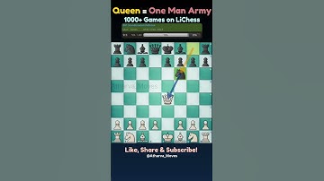 Queen = One Man Army #chess #army #chesstactics #chesstips #checkmate