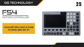 [ PAGE 25 ] - CÁCH BẮT ĐẦU CHẠY G - CODE TỪ DÒNG LỆNH BẤT KỲ TRÊN BỘ ĐIỀU KHIỂN F54