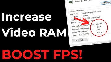 Increase VIDEO RAM GB GRAPHICS With No SOFTWARE | BOOST FPS | INCREASE GAME PERFORMANCE