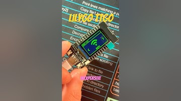 LilyGo TTGo #esp32 #lilygo #microcontroller #micropython