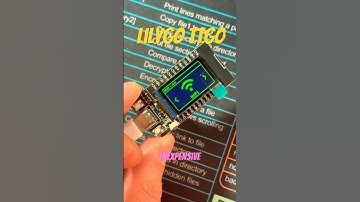 LilyGo TTGo #esp32 #lilygo #microcontroller #micropython