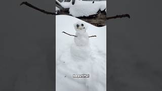 Running until…I build a snowman