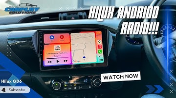 DIY Toyota Hilux GD6 (2015-2022) 10 inch Android Radio installation