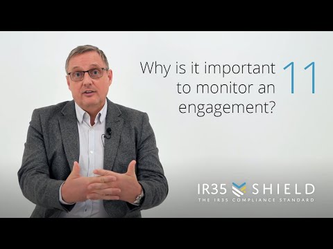 Why is it important to monitor an engagement?